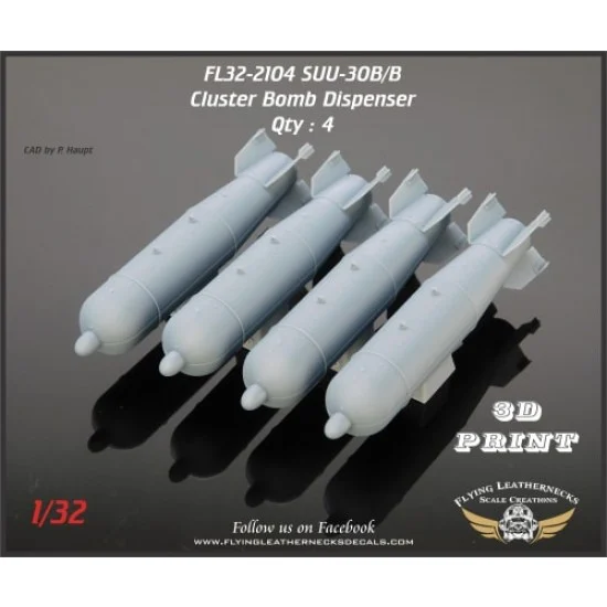Flying Leathernecks FL32-2104 1/32 SUU-30B/B Dispenser (4pcs)
