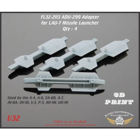 Flying Leathernecks FL32-2113 1/32 ADU-299 Adapter for LAU-7