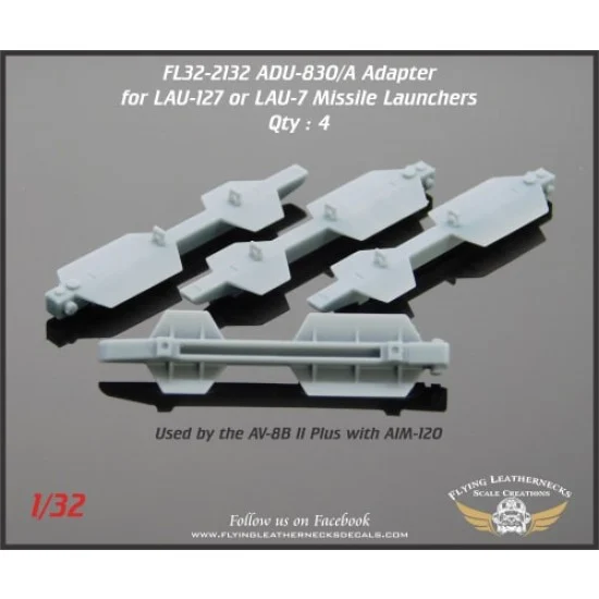 Flying Leathernecks FL32-2132 1/32 ADU-830/A Adapter for LAU-127/LAU-7