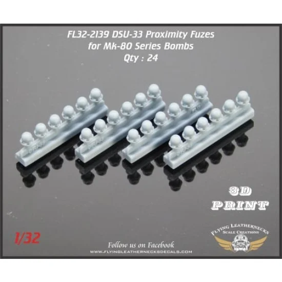 Flying Leathernecks FL32-2139 1/32 DSU-33 Proximity Sensor for JDAM / Mk-80 series Bombs (24)