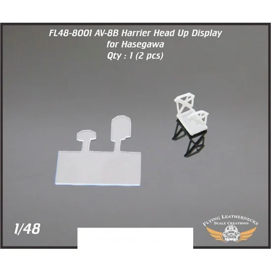 Flying Leathernecks FL48-8001 1/48 AV-8B Harrier Head Up Display for Hasegawa kits