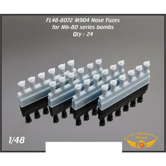 Flying Leathernecks FL48-8072 1/48 M904 Nose Fuzes for Mk-80 series Bombs (24)