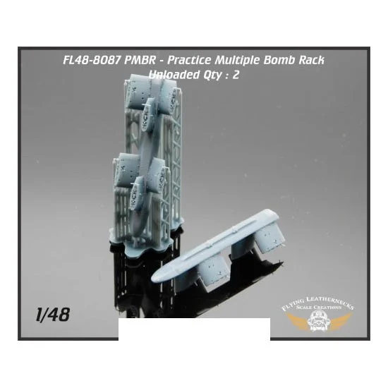 Flying Leathernecks FL48-8087 1/48 PMBR (practice multiple Bomb rack) Unloaded (2pcs)