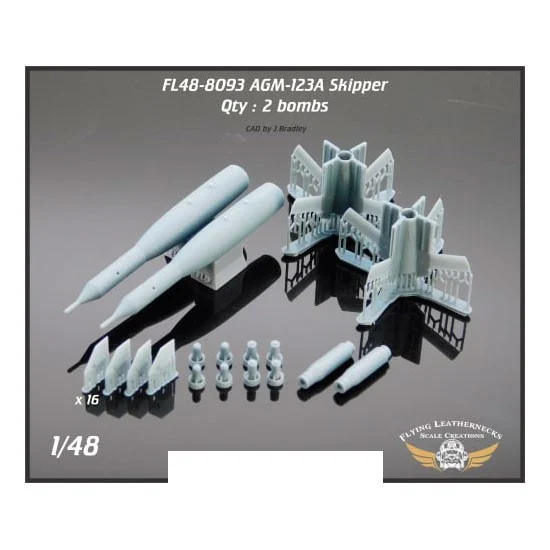 Flying Leathernecks FL48-8093 1/48 AGM-123A Skipper 1000lb (2pcs)