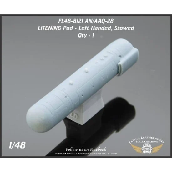 Flying Leathernecks FL48-8121 1/48 AN/AAQ-28 LITENING Pod - Left, Stowed