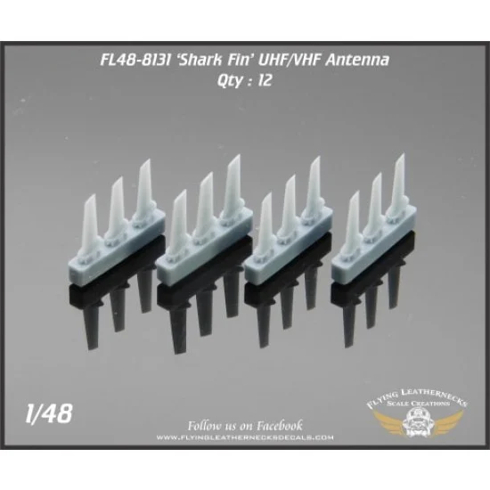 Flying Leathernecks FL48-8131 1/48 'Shark Fin' UHF/VHF Antenna for F/A-18, others