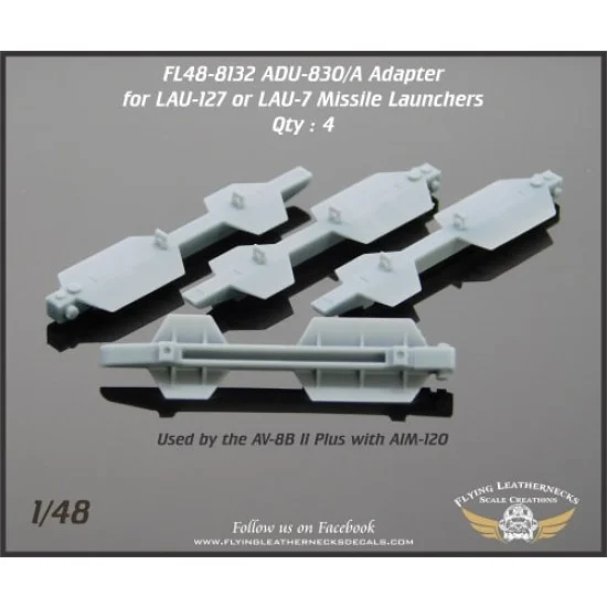 Flying Leathernecks FL48-8132 1/48 ADU-830/A Adapter for LAU-127 or LAU-7