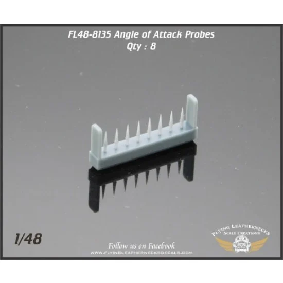 Flying Leathernecks FL48-8135 1/48 Angle of Attack Probes (8pcs)