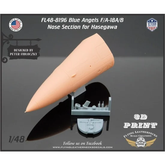 Flying Leathernecks FL48-8196 1/48 Blue Angels F/A-18A/B Nose for Hasegawa kits