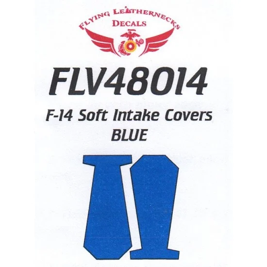 Flying Leathernecks FLV48014 1/48 F-14 Intake Covers - Blue