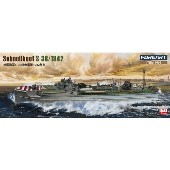 ForeArt 1001 1/72 Schnellboot S-38 1942