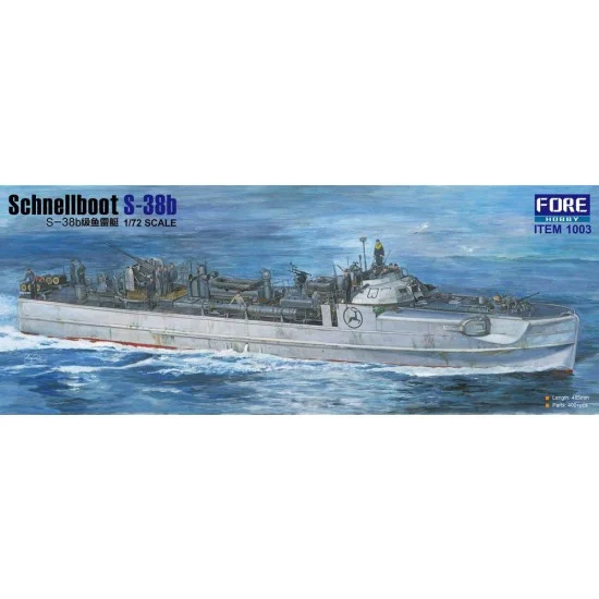 ForeArt 1003 1/72 Schnellboot S38B - Model Ships & Boats