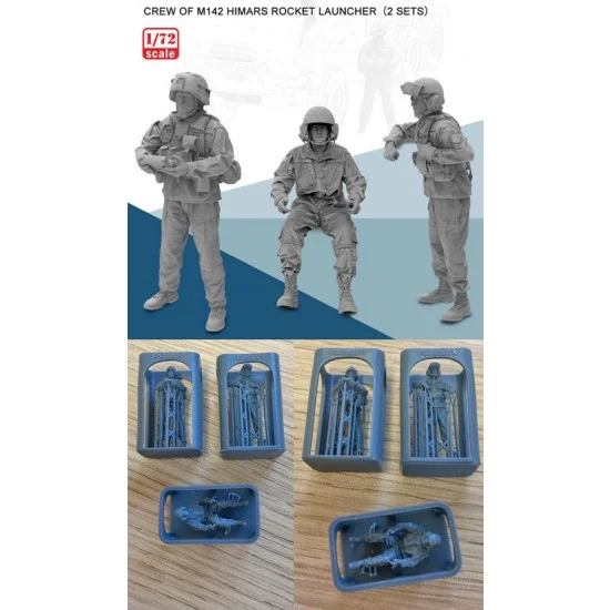 ForeArt 9003 1/72 M142 HIMARS Rocket Launcher Crews (2 Sets: 6 figures) - Model Figures