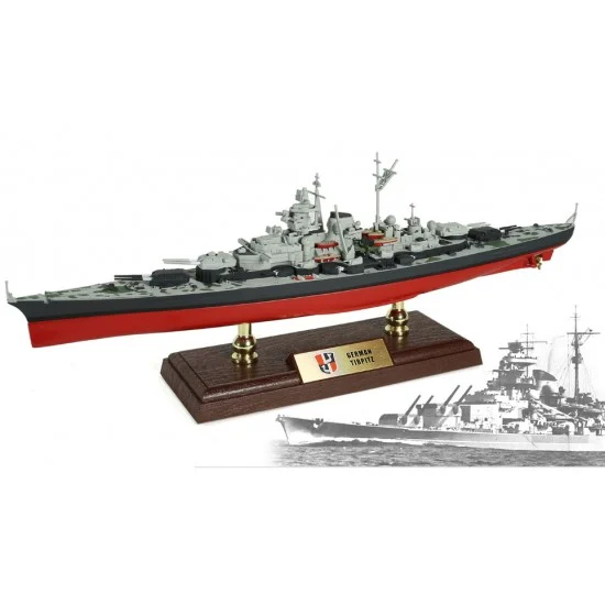 Forces of Valor 861005A 1/700 German Battleship Tirpitz (Diecast) - Model Ships & Boats