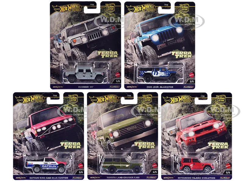"Terra Trek" 5 piece Set "Car Culture" 2024 Series C Diecast Model Cars by Hot Wheels - Other