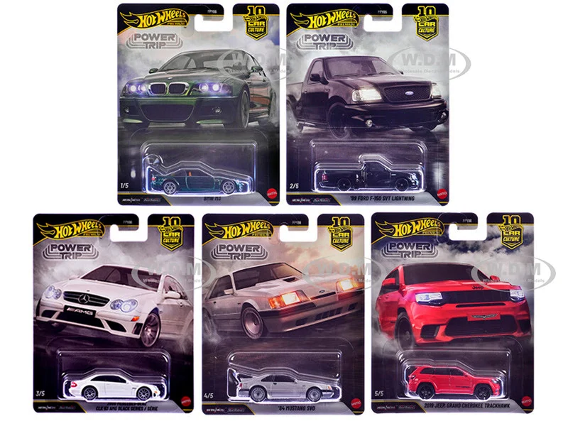 "Power Trip" 5 piece Set "Car Culture" 2026 Series R Diecast Model Cars by Hot Wheels - Other