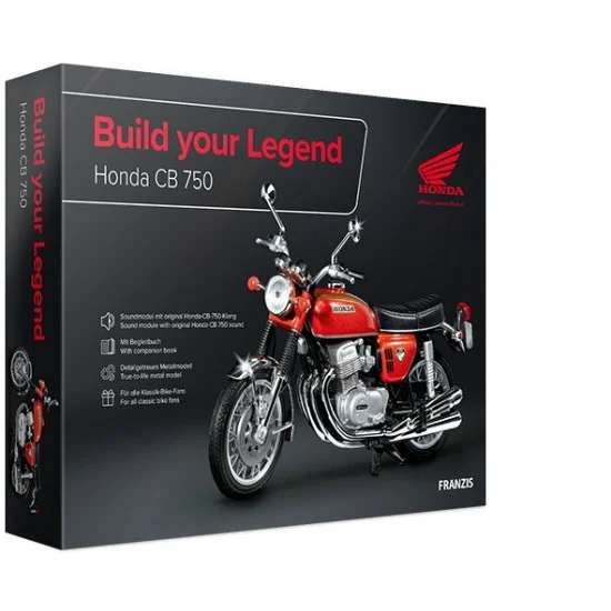 FRANZIS 67215 1/24 Honda CB 750 Legend Motorcycle (engine sound base included) - Model Motorcycles