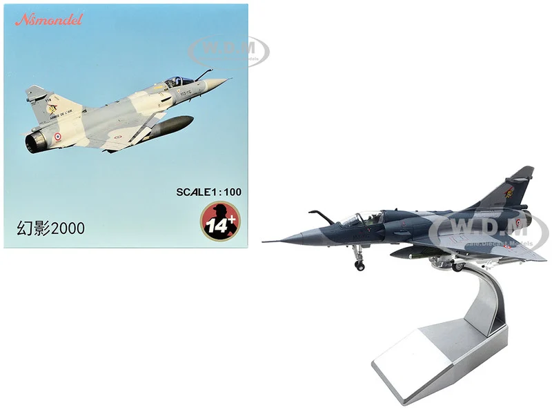 Dassault Mirage 2000C Fighter Aircraft "EC 1/12, Cambresis, SPA 162 Tigre, NATO Tiger Meet, Belgium" (2009) Armee de l'Air (French Air Force) 1/100 Diecast Model Airplane - Military Models