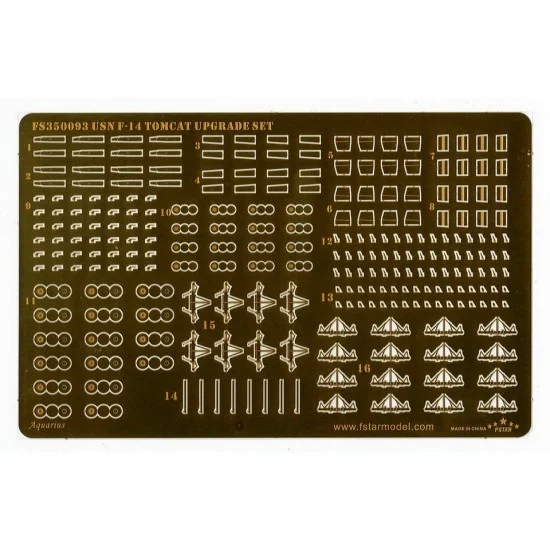 Five Star Models 350093 1/350 USN F-14 Tomcat Upgrade Set