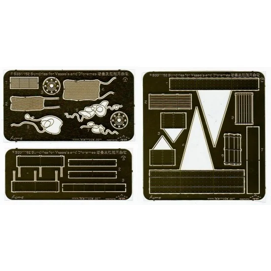 Five Star Models 351162 1/350 Sundries for Vessels and Dioramas - Model Ships & Boats