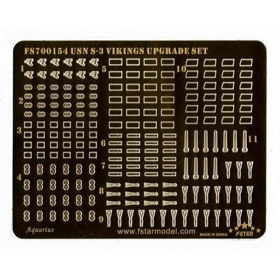 Five Star Models 700154 1/700 USN S-3 Vikings Upgrade set for Trumpeter