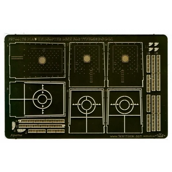 Five Star Models 700175 1/700 Chinese PLAN Type 052C/D/DL Helicopter Deck - Model Ships & Boats