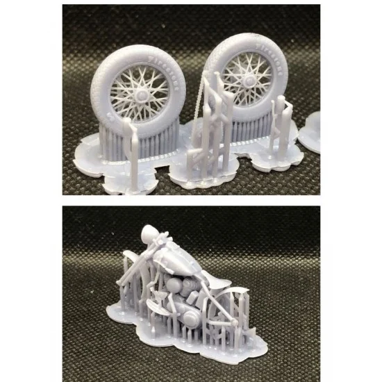 Four Stars Miniatures 3D-24002 1/24 Custom Chopper (Urban Stars series)