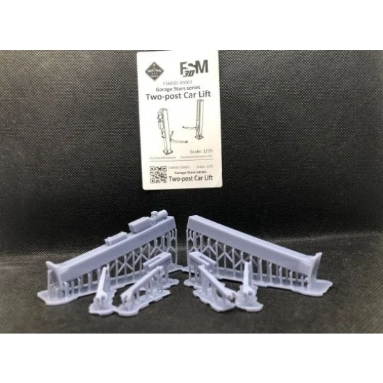 Four Stars Miniatures 3D-35003 1/35 Modern Two-post Car Lift (Garage Stars series)