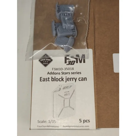 Four Stars Miniatures 3D-35018 1/35 East Block Jerry Can (5pcs)