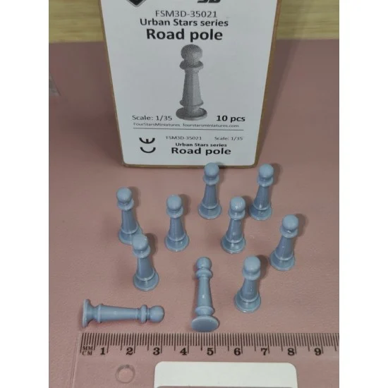 Four Stars Miniatures 3D-35021 1/35 Urban Stars Series - Road Pole (10pcs)