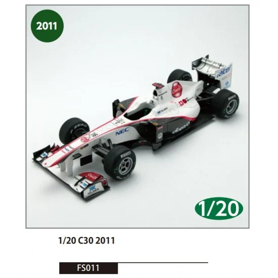 FS-Model FS011 1/20 Sauber C30 2011 F1 Racing Car [Multi Material Kit]