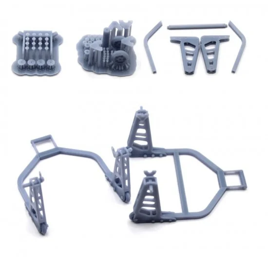 Falcon P010 1/9 Kawasaki ZX 10 R / RR Paddock Stand Set for MENG-MT007/008