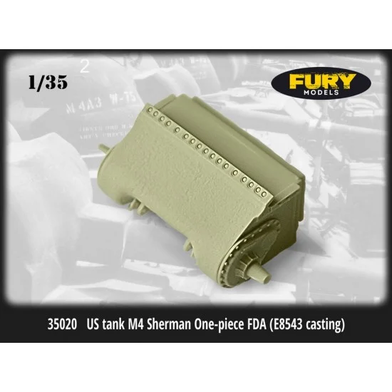Fury 35020 1/35 US Tank M4 Sherman One-Piece FDA (E8543 Casting)