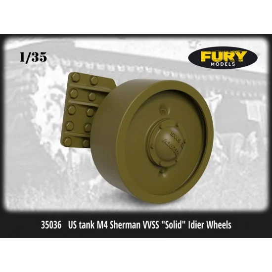 Fury 35036 1/35 US Tank M4 Sherman VVSS "Solid" Idier Wheels - Military Vehicles & Tanks