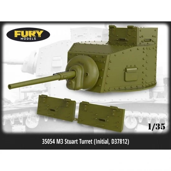 Fury 35054 1/35 Sruart Turret (Initial, D37812) for Tamiya kit - Military Vehicles & Tanks