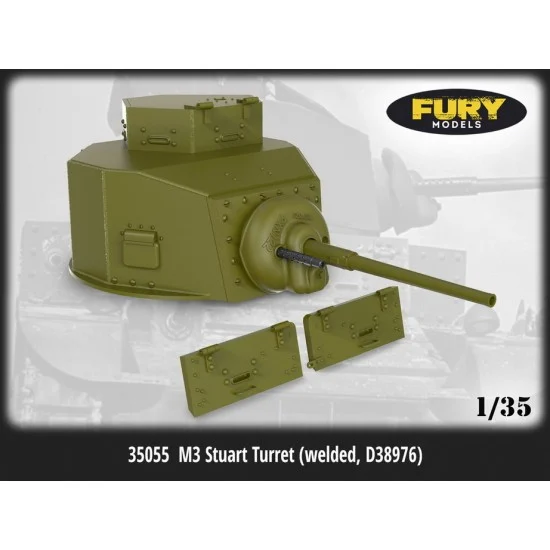 Fury 35055 1/35 M3 Stuart Turret (welded, D38976) - Military Vehicles & Tanks