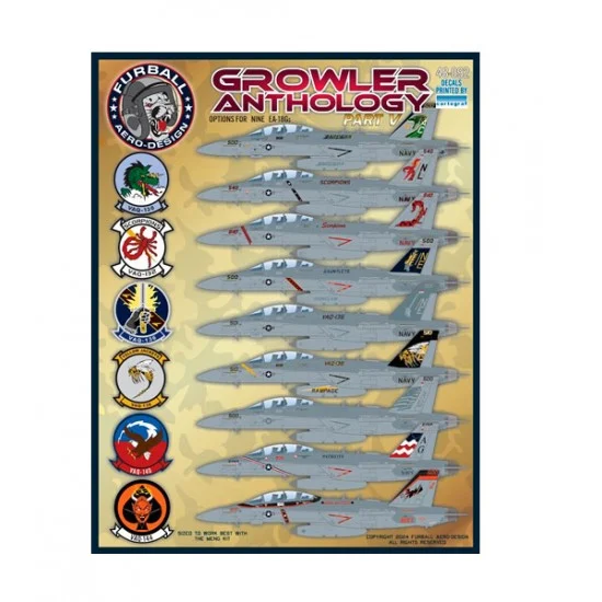 Furball 48-092 1/48 EA-18G Growler Anthology Decal Part V