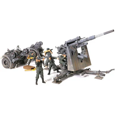 FlaK 36 w/sd.202 Tow Vehicle 1/32 Die Cast Model w/Figures - Forces of Valor