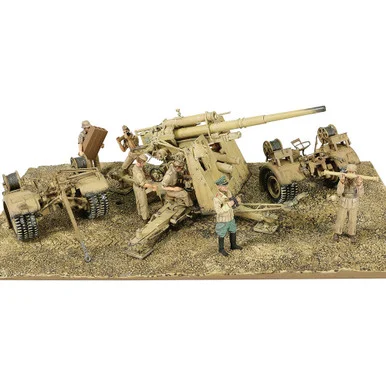FlaK 36 sd. 202 Tow Vehicle 1/32 Die Cast Model w/Figures - Forces of Valor