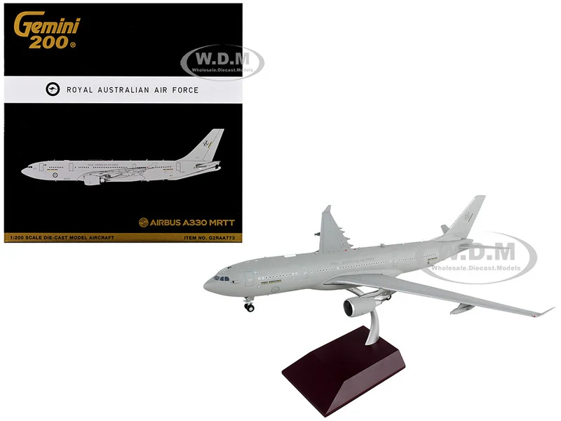 Airbus A330 MRTT Tanker Aircraft "Royal Australian Air Force" Gray "Gemini 200" Series 1/200 Diecast Model Airplane by GeminiJets - Military Models