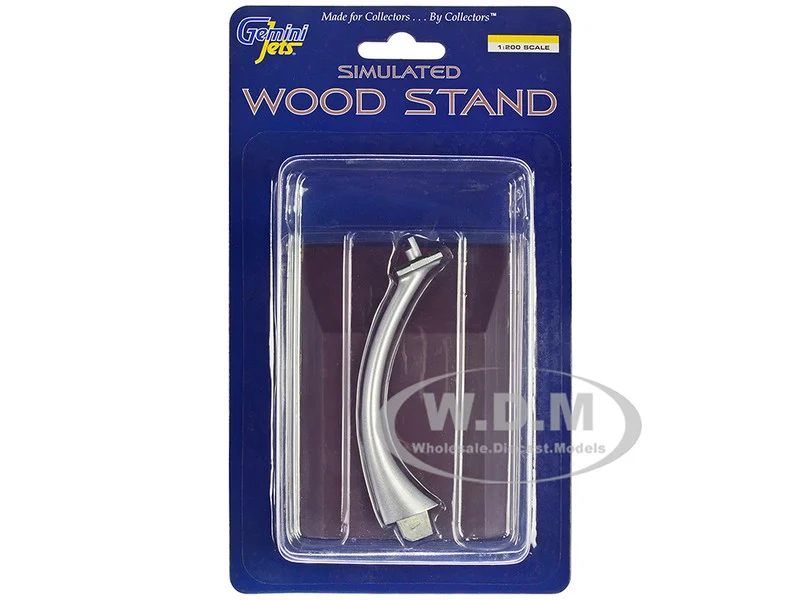 Simulated Wood Display Stand (Medium Size) for 1/200 Scale Models by GeminiJets - Accessories