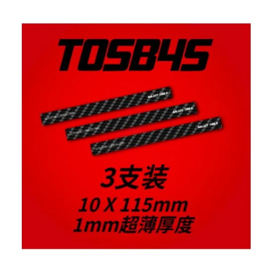 Galaxy T05B45 Carbon Fiber Polishing Bar (10mm x 115mm x 1mm, 3pcs) - Hobby Tools & Supplies