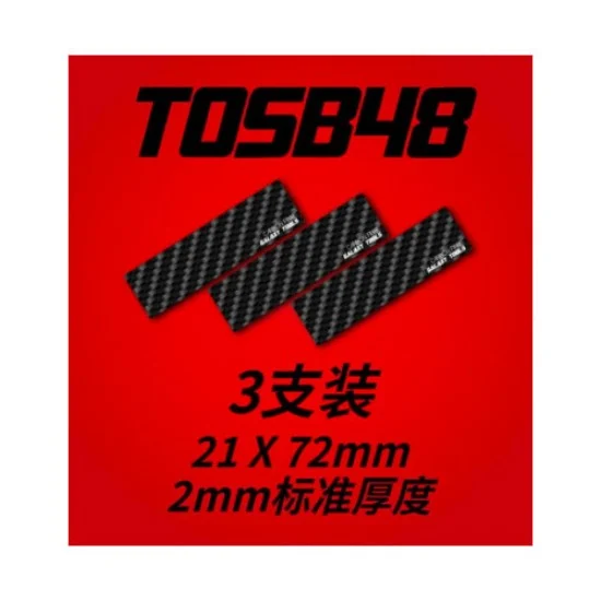 Galaxy T05B48 Carbon Fiber Polishing Bar (21mm x 72mm x 2mm, 3pcs) - Hobby Tools & Supplies
