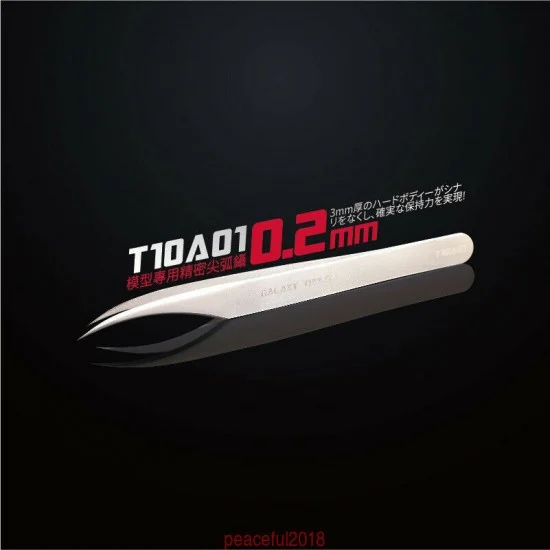 Galaxy T10A01 Curved Tweezers - Hobby Tools & Supplies