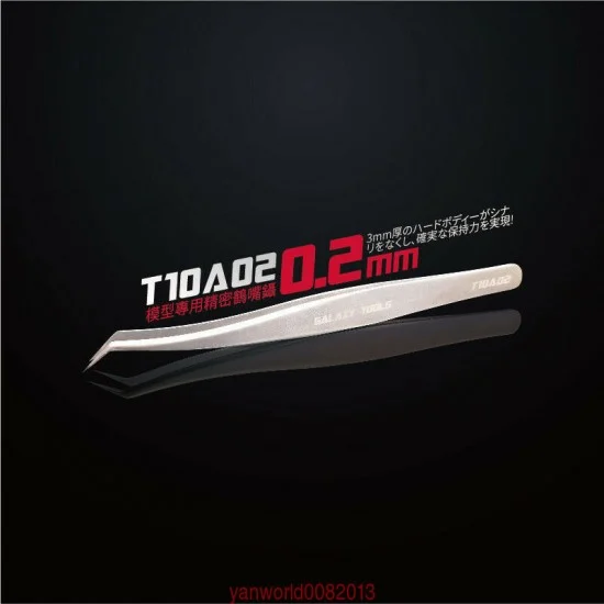 Galaxy T10A02 Angled Tweezers - Hobby Tools & Supplies