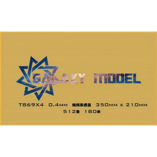 Galaxy T869X004 0.4mm Line Mask (350mm x 210mm) - Hobby & Model Paints
