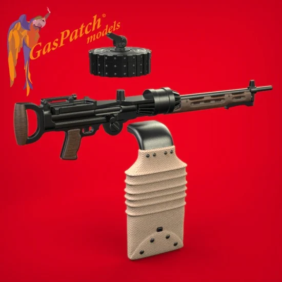 GasPatch 13-32054 1/32 WWI French Darne Lewis Full Heat Sinks Machine Guns (2pcs, Resin)