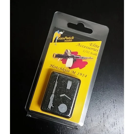 GasPatch 13-32058 1/32 WWI French Hotchkiss M1914 Machine Gun (Resin)