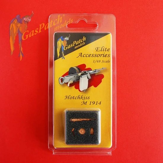 GasPatch 13-48028 1/48 WWI French Hotchkiss M1914 Machine Gun (Resin)