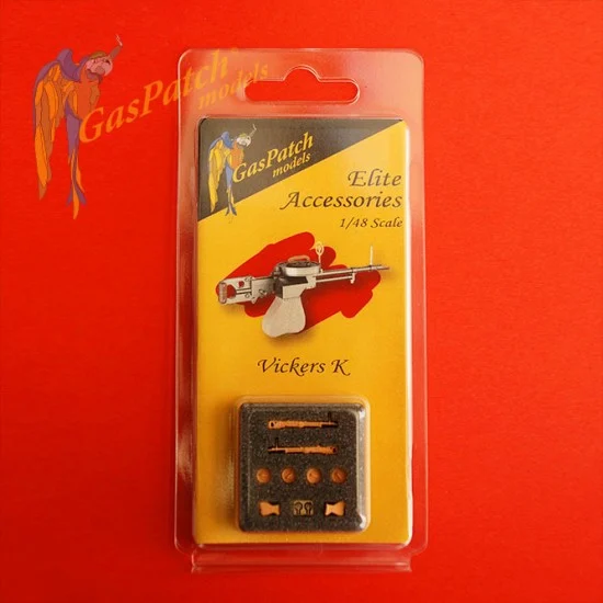 GasPatch 13-48030 1/48 WWII Vickers K Machine Guns (2pcs, Resin)